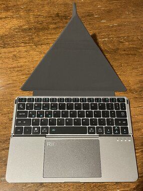 Rii iBox Mini Folding Bluetooth Keyboard with Trackpad - Model RK810